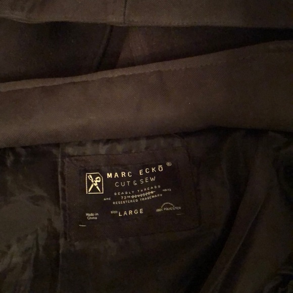 Large black winter jacket.  Good condition. - Picture 3 of 3